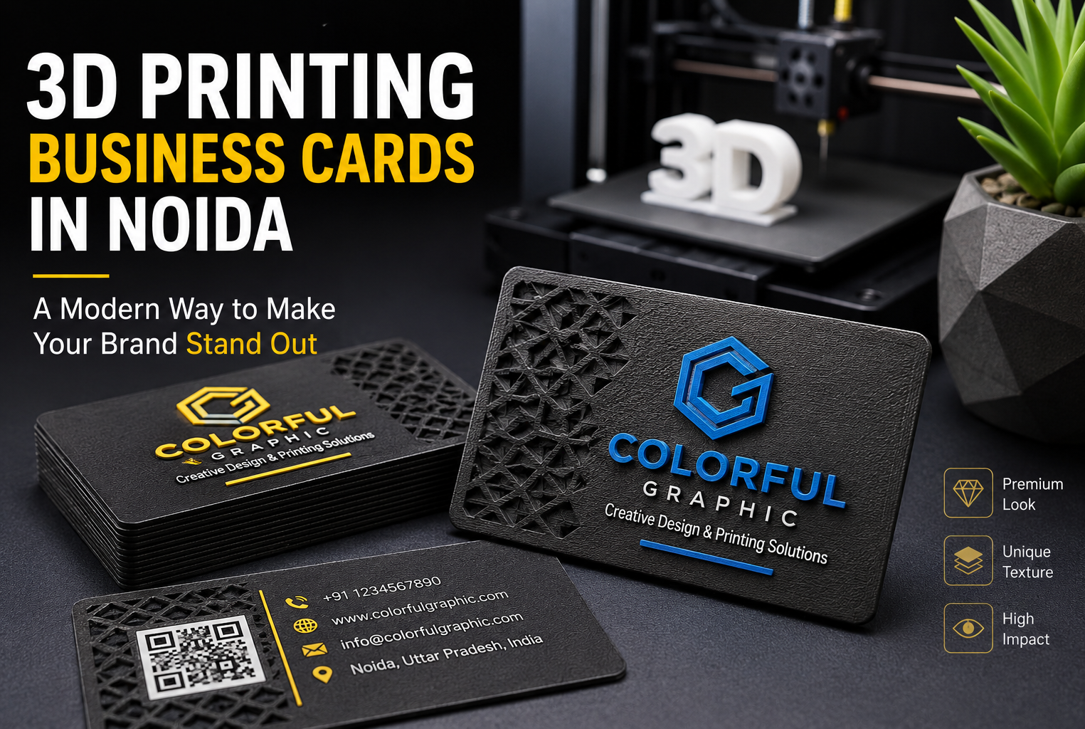 3D-Printed Business Cards in Noida